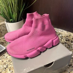 Kids Pink Balenciaga Shoes